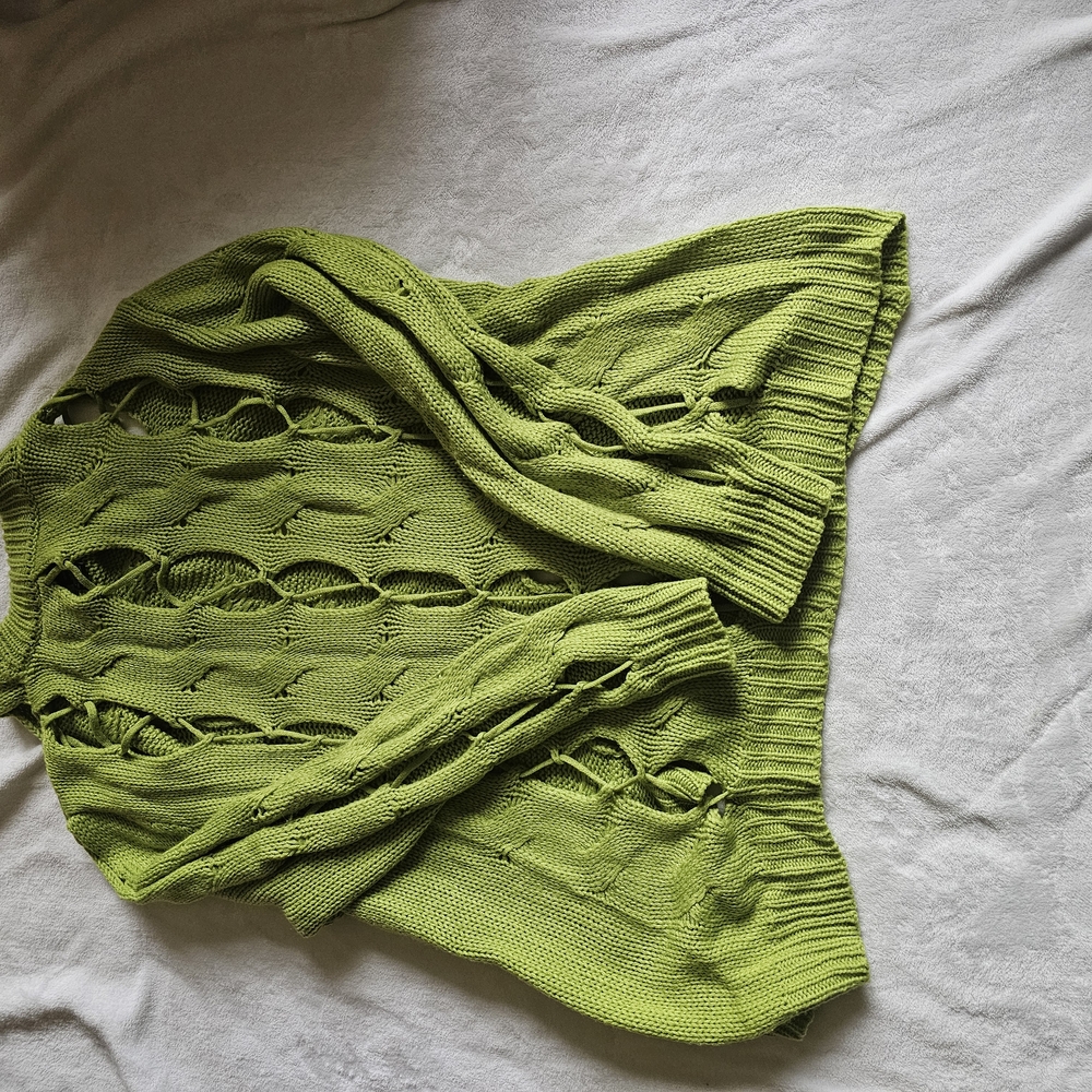 Green Crew Neck Sweater